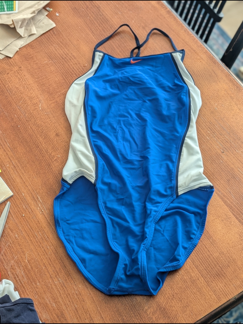 Nike Royal Blue One-Piece Racer Back Size 8